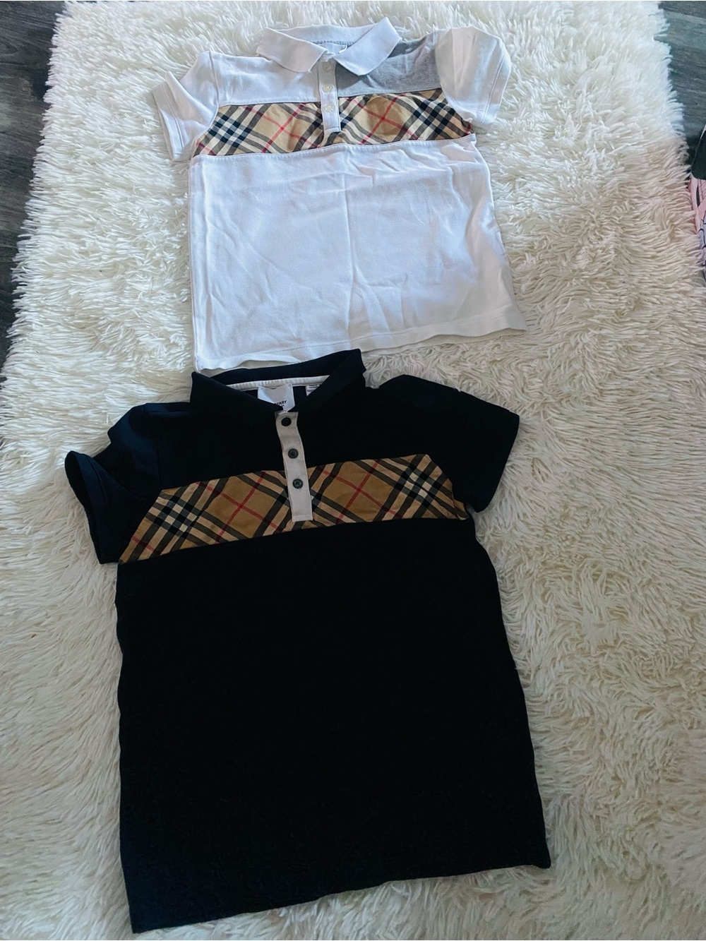 Burberry Short Sleeve Polo Shirts